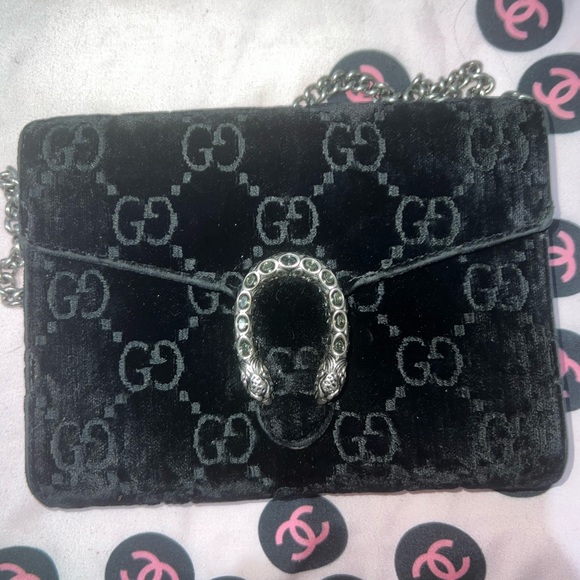 Gucci GG velvet mini Dionysus wallet on chain - Picture 9 of 9